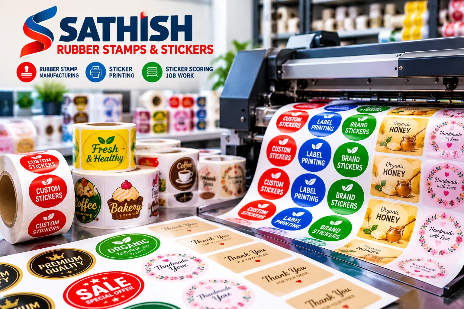 Custom Sticker Printing Services