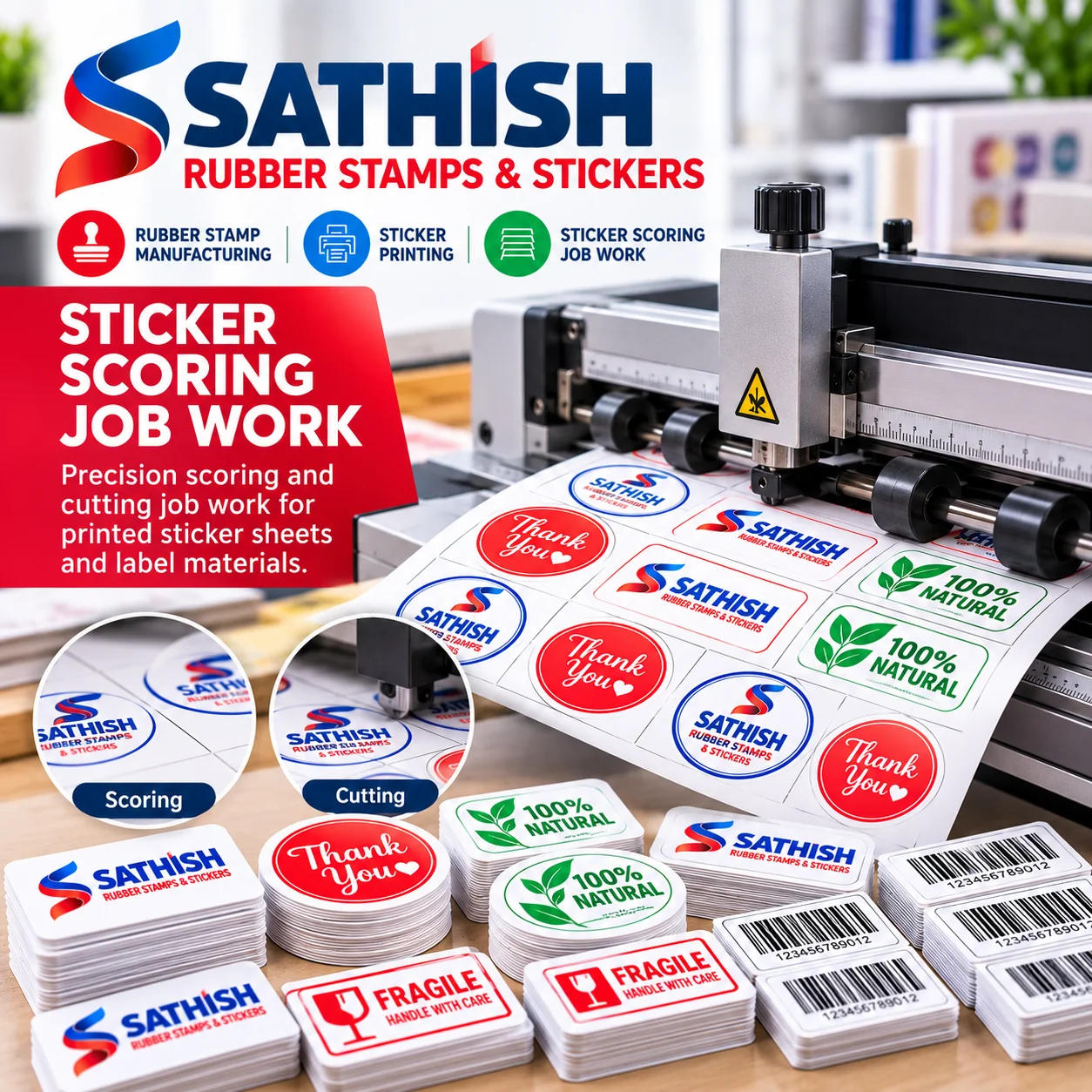 Sticker Scoring Job Work